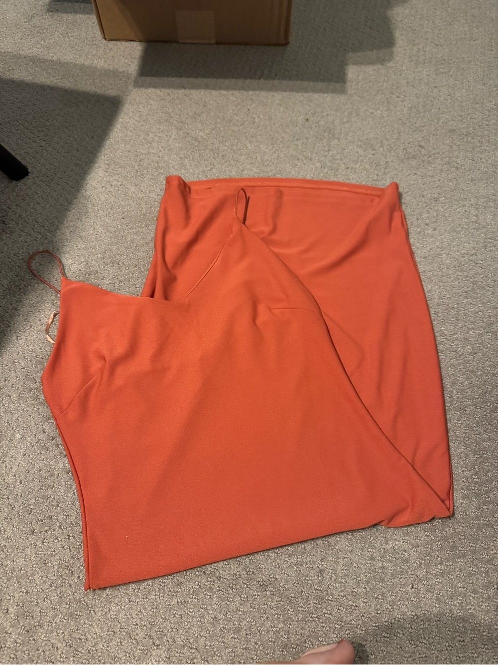 Women's Peach Midi dress